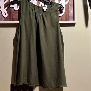 Great stylish green blouse.